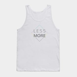 Less is more CMYK Tank Top